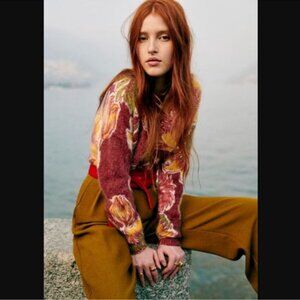 Sezane Boris Jumper - Sézane X Inoui Editions Fortune Prune - Size XS